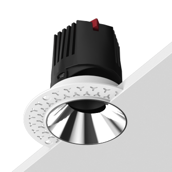 Встраиваемый светодиодный светильник под шпаклевку Starship Silver 12W Zigbee (11087)