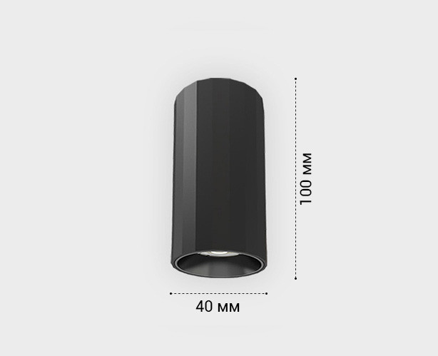 IT08-8028 black 3000K светильник потолочный