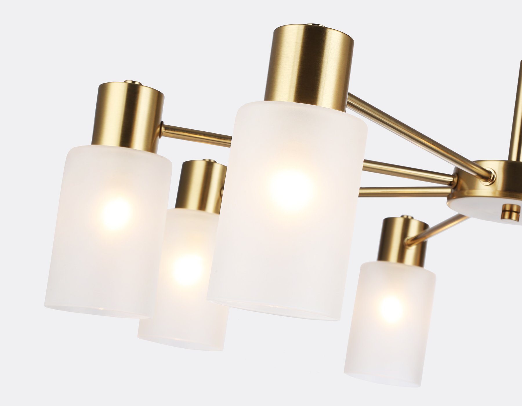 Подвесной светильник TR9584/8 BS латунь E14*8 max 40W 720*720*385