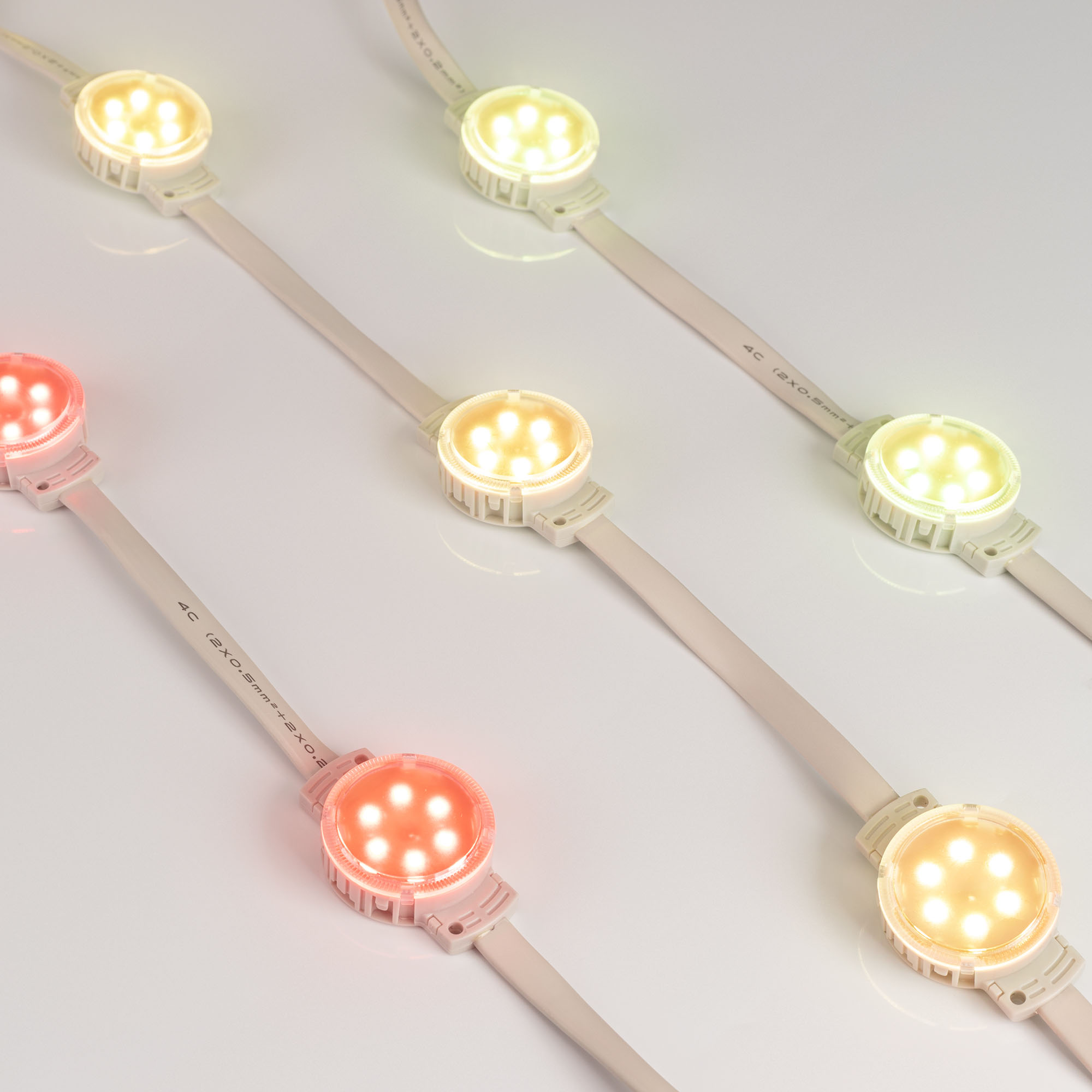 Модуль управляемый SPI-F6-D40 24V RGB-RAM-Auto (1.25W, IP68, 120 deg) (Arlight, Пластик, 3 года) 036828