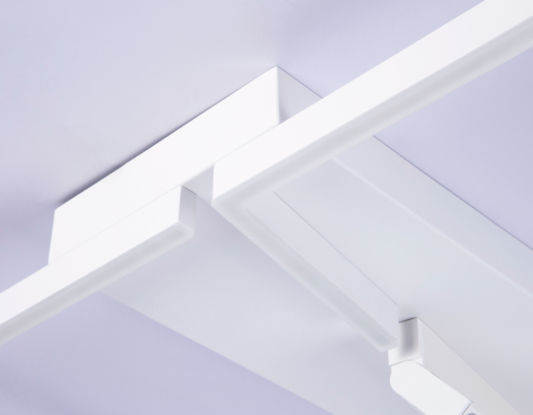 Потолочный светодиодный светильник FL51465/1+1 WH белый 85W 3000K-6400K+4200K 600*600*110 (ПДУ РАДИО 2.4G)