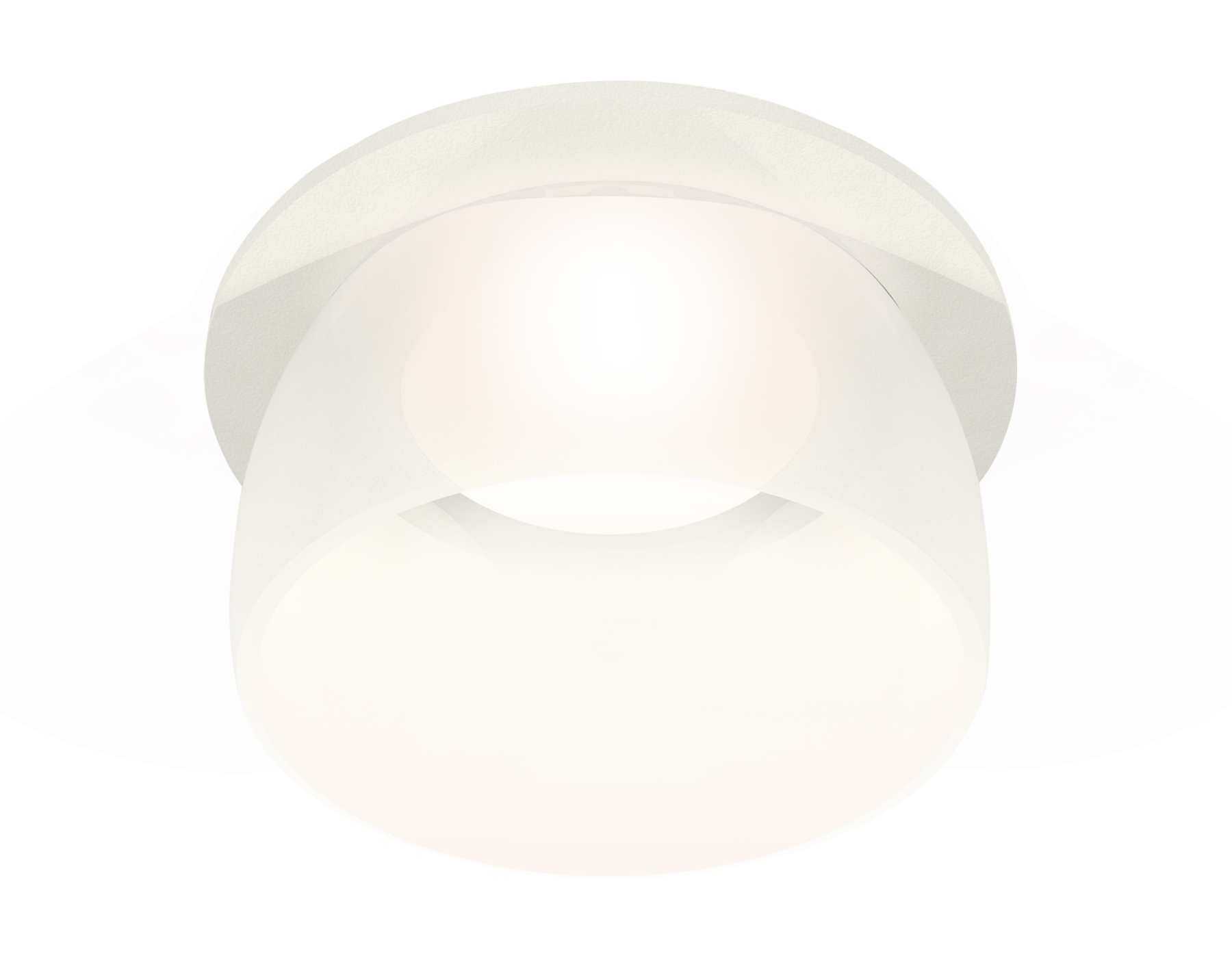 Комплект встраиваемого светильника с акрилом XC7621047 SWH/FR белый песок/белый матовый MR16 GU5.3 (C7621, N7177)