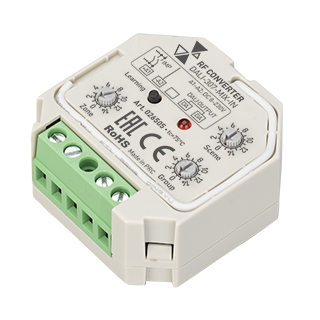 INTELLIGENT ARLIGHT Конвертер RF-сигнала DALI-307-MIX-IN (DALI-BUS, RF, PUSH) (IARL, Пластик) 026505