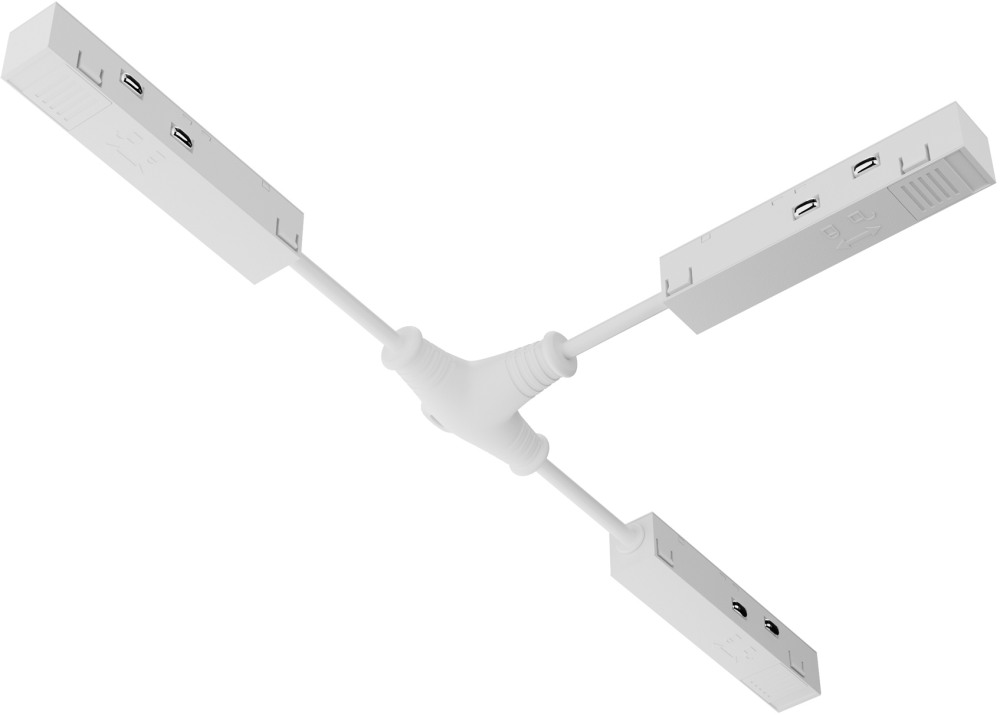Коннектор питания Т-образный Exility белый магнитный Maytoni Technical TRA034CWT-42W