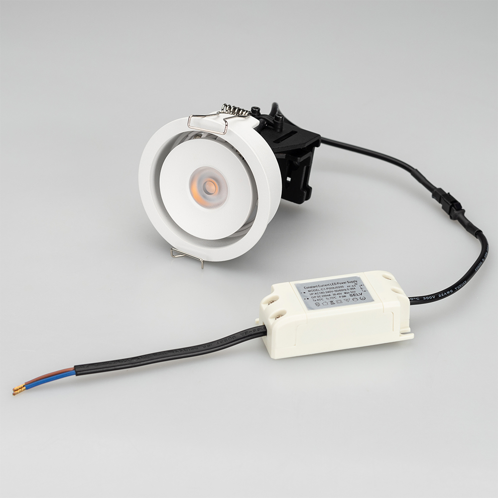 Светильник CL-SIMPLE-R78-9W Warm3000 (WH, 45 deg) (Arlight, IP20 Металл, 3 года) 026868