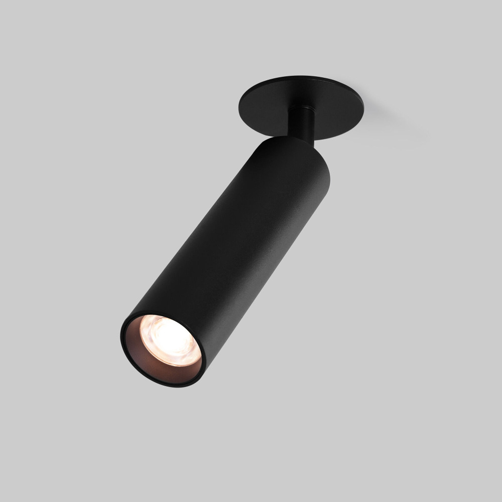 Точечный светильник встраиваемый Diffe черный 8W 4200K 25040LED (a058226)