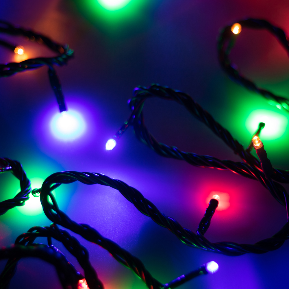 Светодиодная гирлянда ARD-STRING-HOME-5000-GREEN-50LED-LIVE RGB (230V, 3.5W) (Ardecoled, IP20) 025778