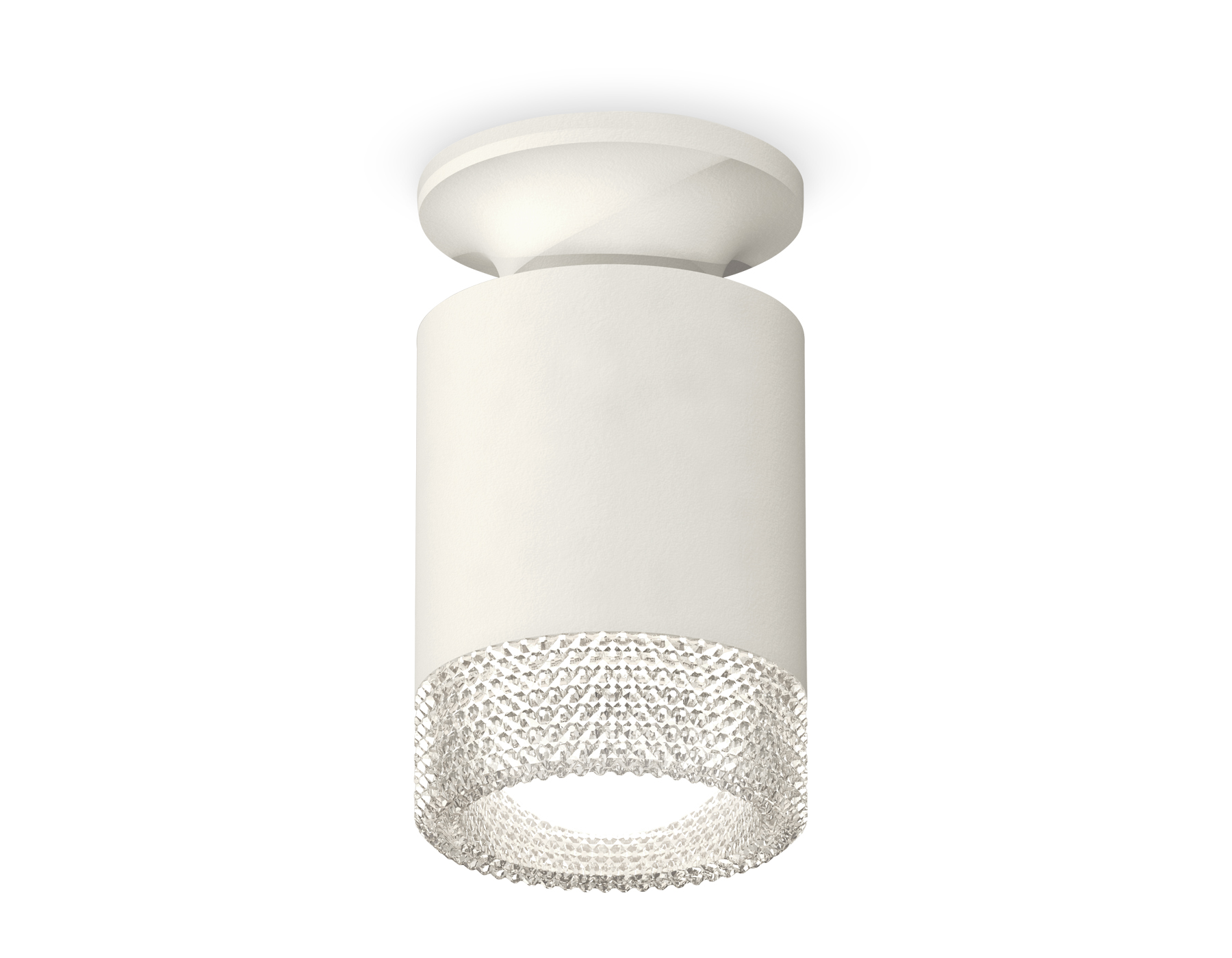 Комплект накладного светильника с композитным хрусталем XS6301102 SWH/CL белый песок/прозрачный MR16 GU5.3 (N6901, C6301, N6150)