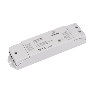 Диммер SMART-DIM105 (12-48V, 20A, TRIAC) (Arlight, IP20 Пластик, 5 лет) 035061