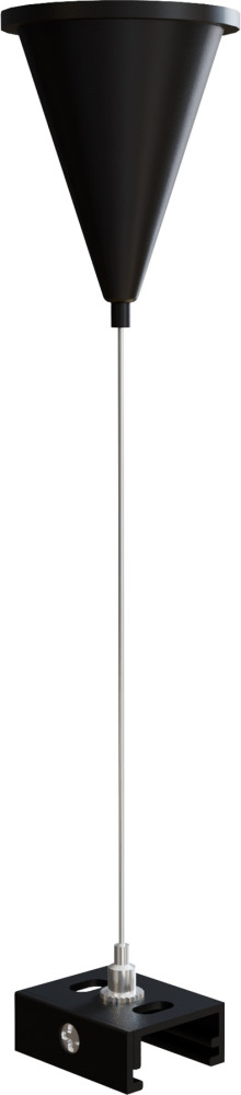 Подвес тросовый Trinity черный 1шт трехфазный Maytoni Technical TRA005WS-31B (tra005ws_31b)