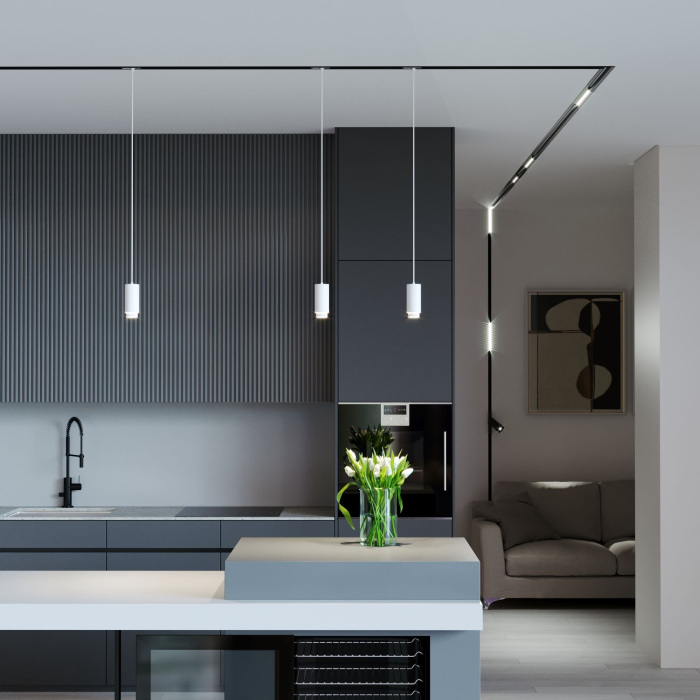 Трековый светильник однофазный Elektrostandard 8502101 Nubis GU10 белый однофазный (electrostandart_a064795)