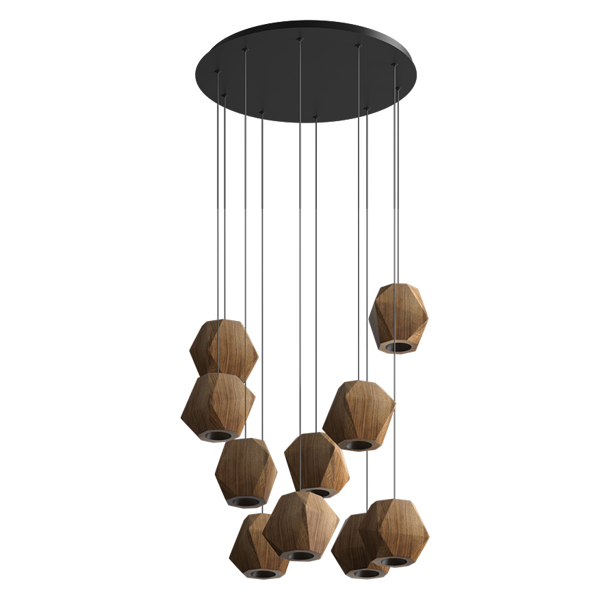 Подвесной накладной светодиодный светильник Ledron RUBIK 2 х 10 (4618)