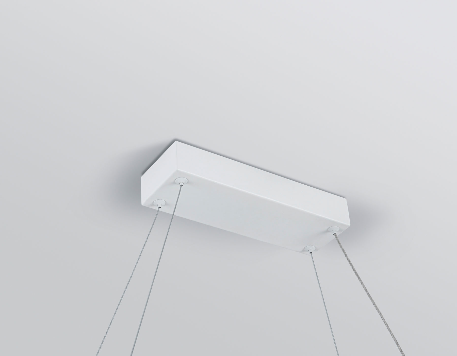 Подвесной светодиодный светильник FL5735/2+2 WH белый 45W 3000K/4200K/6400K 900*220*1300 (без ПДУ)