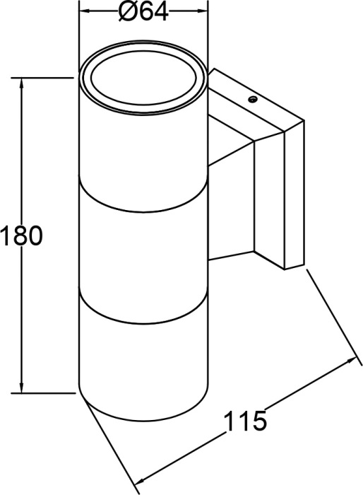 Настенный светильник уличный Bowery O574WL-02W (o574wl-02w)