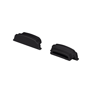 Заглушка ARH-BENT-W18 BLACK глухая (Arlight, Пластик) 039590