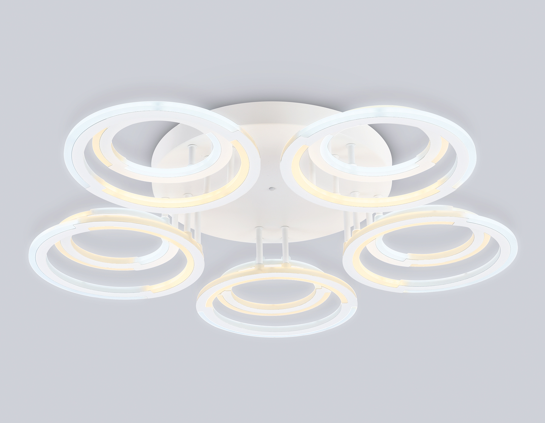 Светильник светодиодный потолочный FA8944/5+5 WH белый 132W 3000-6000K D735*115 (ПДУ ИК)