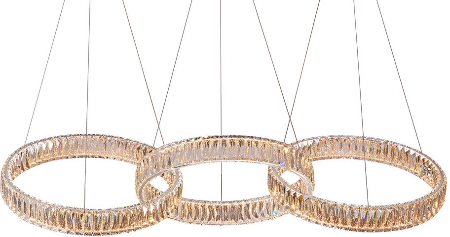 Подвесной светильник хрустальный светодиодный 8243S chrome (8243_s_chrome)