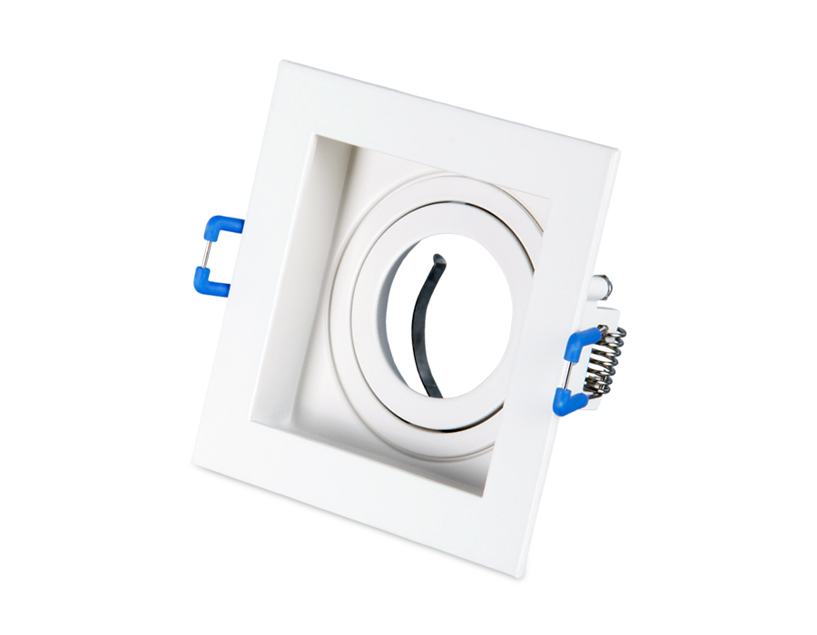 Точечный поворотный светильник MR16 TN180 WH белый GU5.3 100*100*40