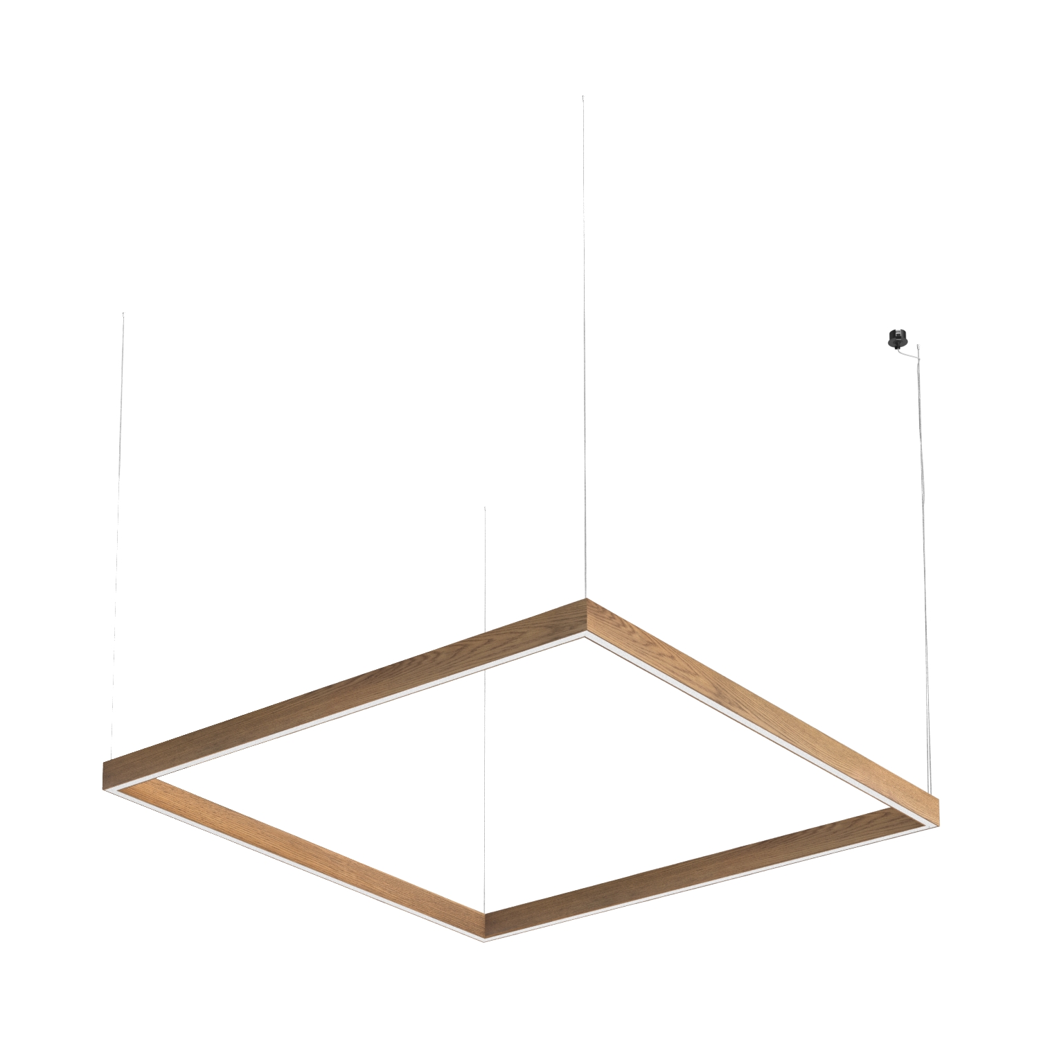 Подвесной светодиодный светильник Ledron KVADRO Basic 1855 Black 4000K (4830)