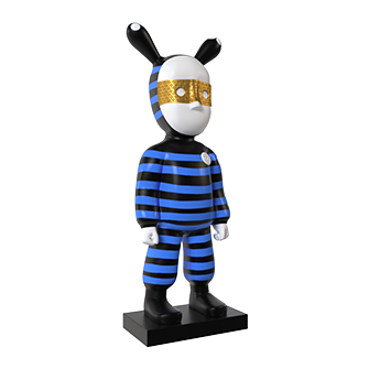 Дизайнерская статуэтка Бандит Blue (9360)