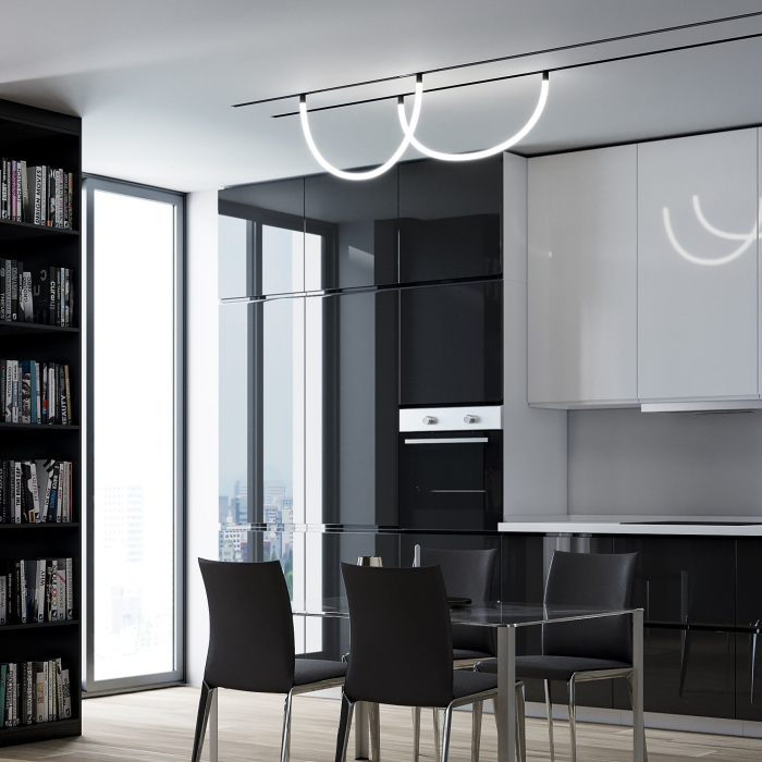 Трековый светильник 22W 4200K Full light N01 Elektrostandard Slim Magnetic 8502601