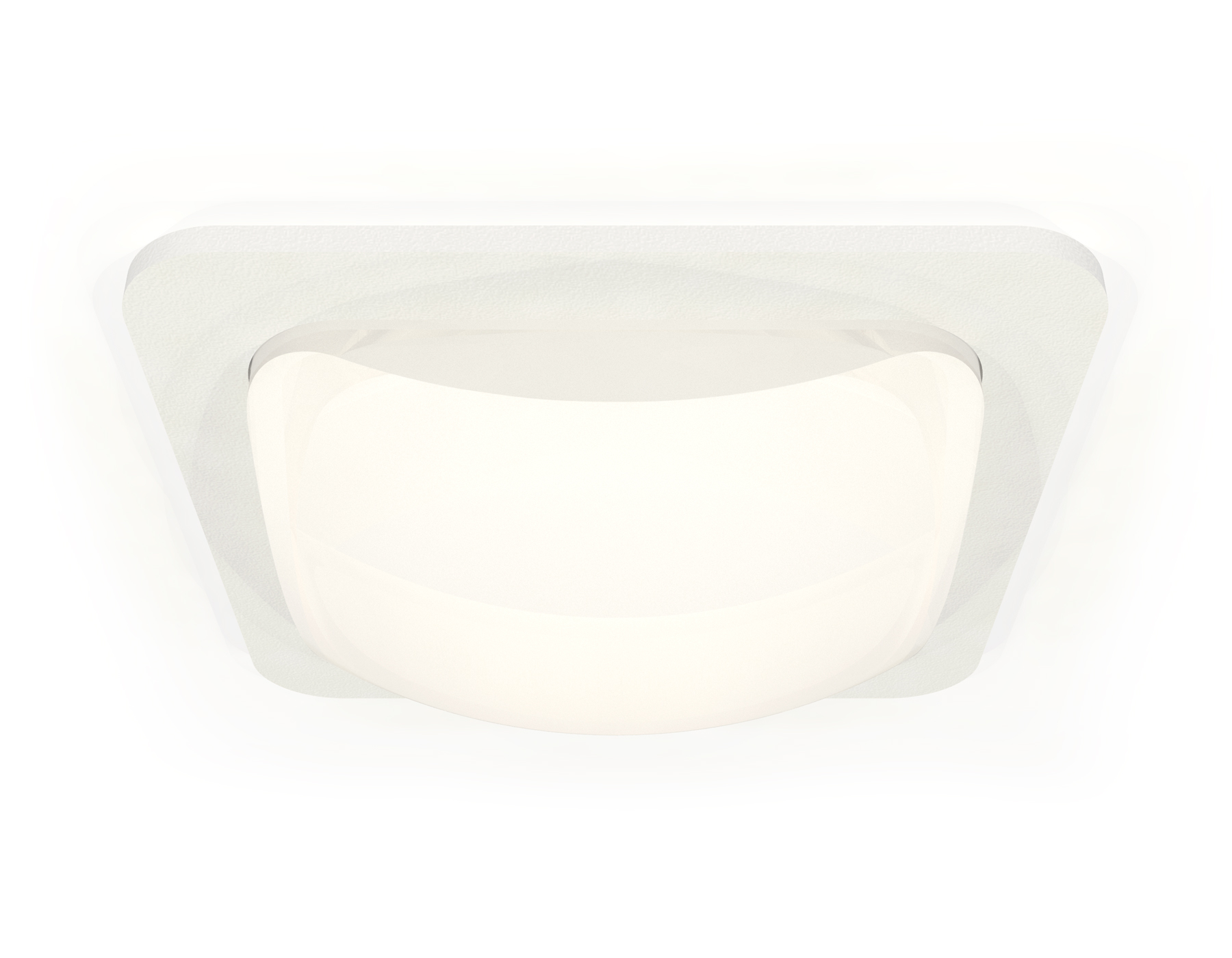 Комплект встраиваемого светильника с акрилом XC7901014 SWH/FR белый песок/белый матовый MR16 GU5.3 (C7901, N7756)