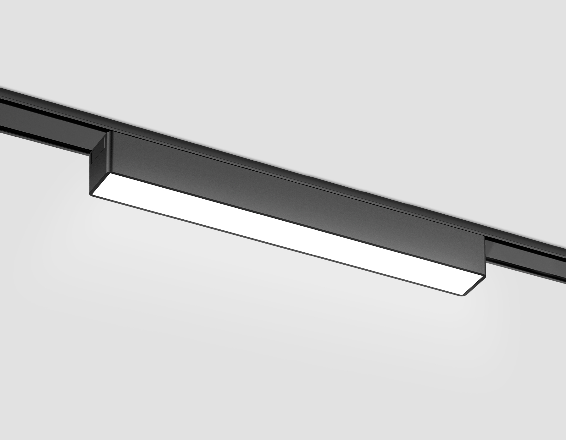 Светильник светодиодный трековый для шинопровода Magnetic Ultra Slim GV1449 BK черный IP20 10W 4200K 48V 230*26*24