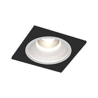Встраиваемый светодиодный светильник Ledron LEVEL SQ Black-White (2072)
