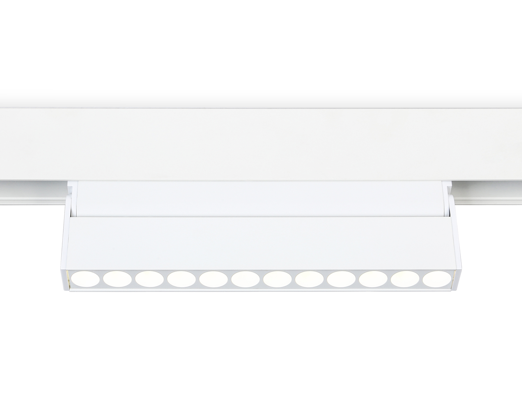 Светильник светодиодный трековый поворотный для шинопровода Magnetic GL4044 WH белый IP20 12W 4200K 48V 24° 223*22*105