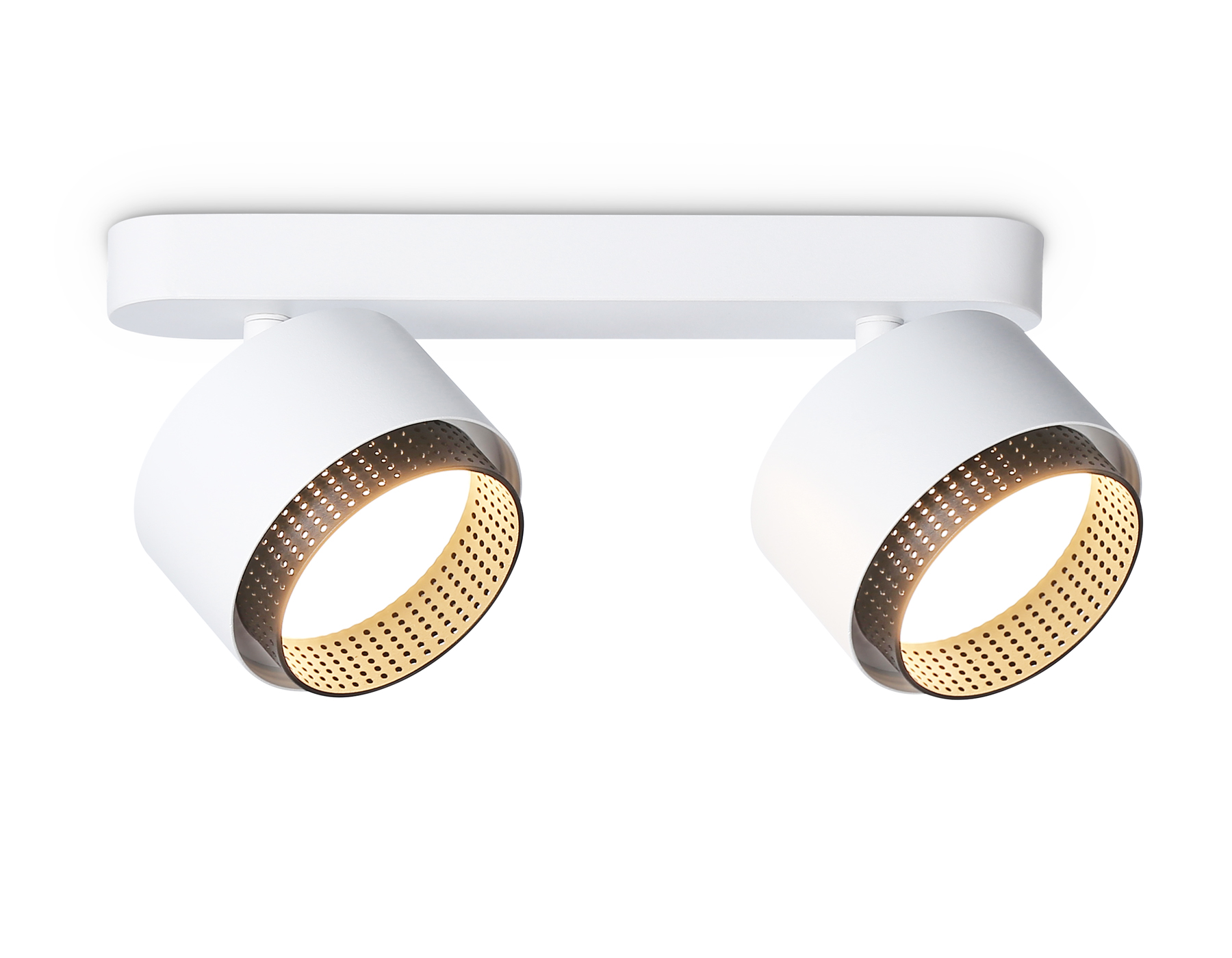 Настенно-потолочный поворотный спот со сменной лампой GX53 TN71285/2 WH/BK белый/черный GX53/2 max 12W 270*95*137