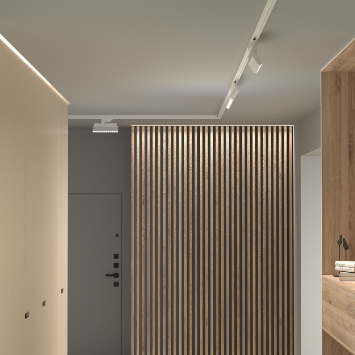 Трековый светильник однофазный Garda Белый 20W 4200K 8501801 (a057443)