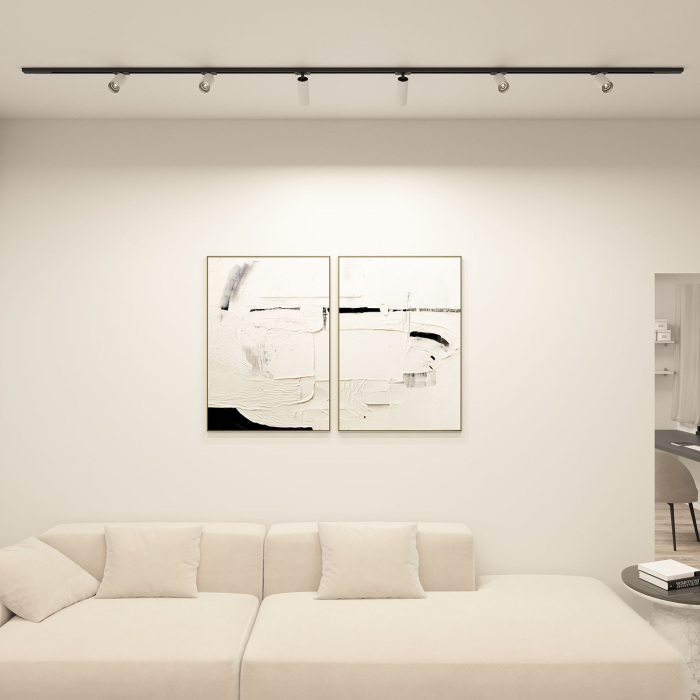 Трековый светильник однофазный Denkirs Scope DK6060-BWBK (dk6060-bw_bk)