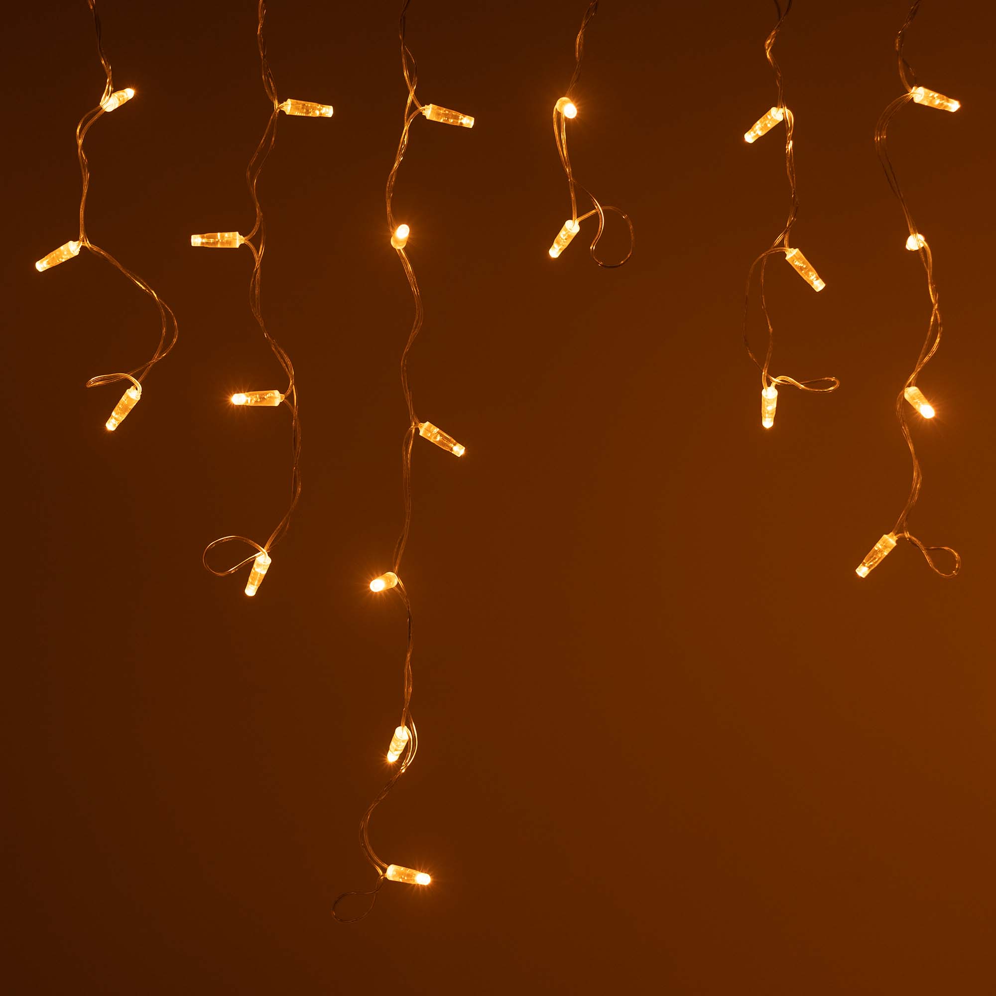 Светодиодная гирлянда ARD-EDGE-CLASSIC-2400x600-CLEAR-88LED-STD Yellow (230V, 6W) (Ardecoled, IP65) 031183