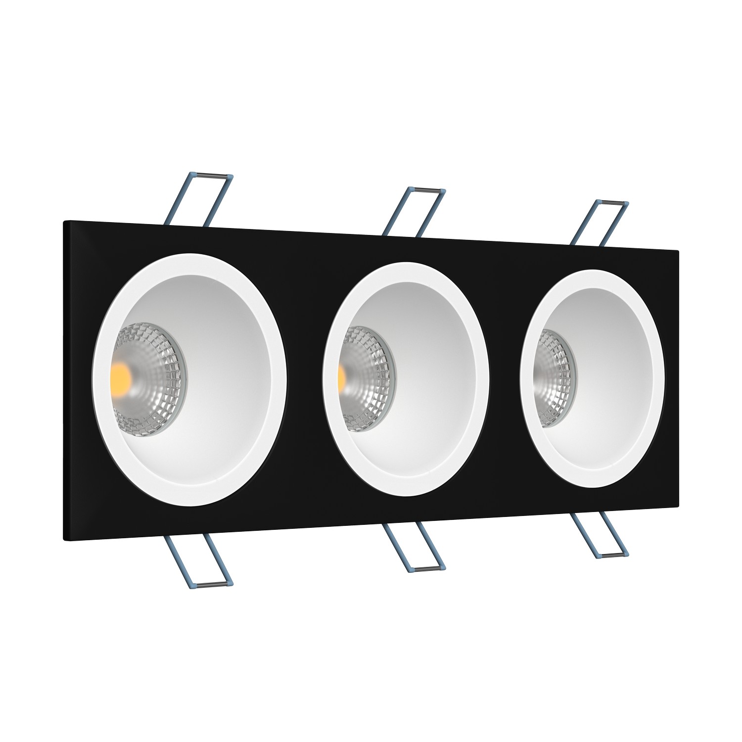 Встраиваемый светильник под сменную лампу Ledron AO1501009 SQ3 Black-White (2417)