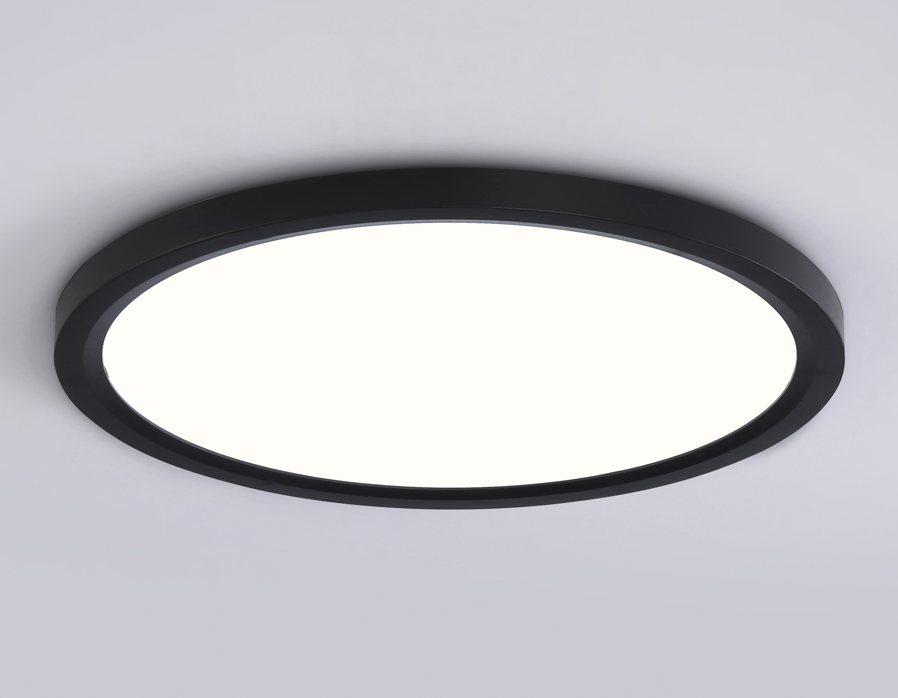 Светильник светодиодный ультратонкий 3000K-6500K с CCT-переключателем FZ1910 BK черный IP54 44W 3000K-6500K CCT-переключатель D600*25 (Без ПДУ)