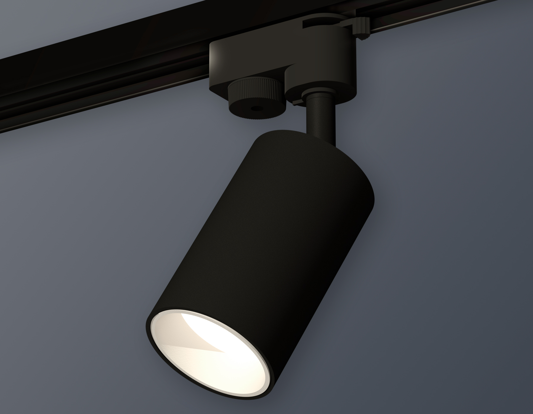 Комплект трекового однофазного светильника XT6323020 SBK/SWH черный песок/белый песок MR16 GU5.3 (A2521, C6323, N6110)