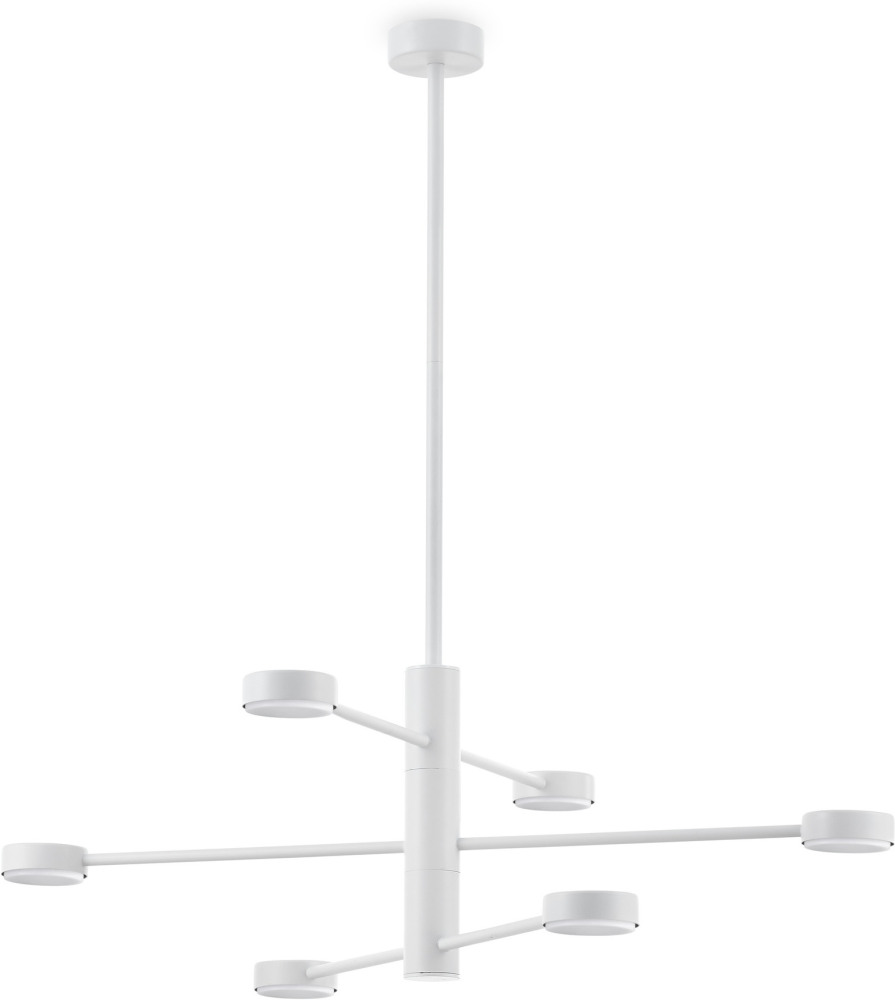 Потолочная люстра на штанге Freya Tactic FR5363CL-06W (fr5363cl-06w)