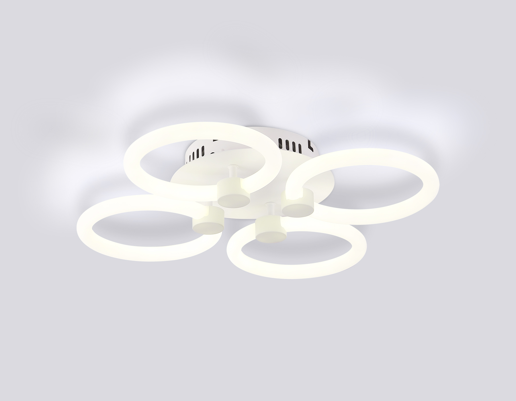 Потолочный светодиодный светильник с пультом FA3808/4 WH белый 3000K-6400K 82W 410*410*90 (ПДУ ИК)