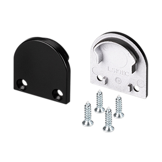 Заглушка SL-LINE-2011M ROUND BLACK глухая (Arlight, Пластик) 029176