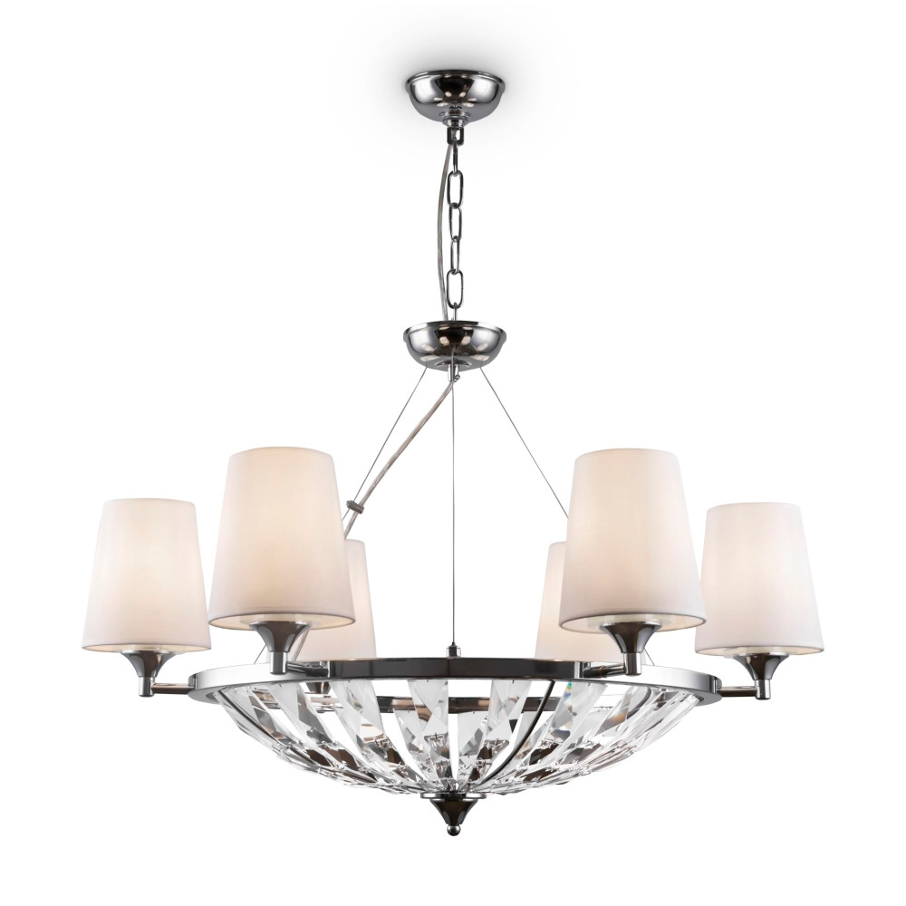 Подвесная люстра хрустальная Pantheon H021PL-06CH (h021pl-06ch)