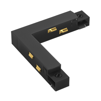 Коннектор угловой жесткий TSM-L Black для горизонтального соединения магнитной системы (4976)
