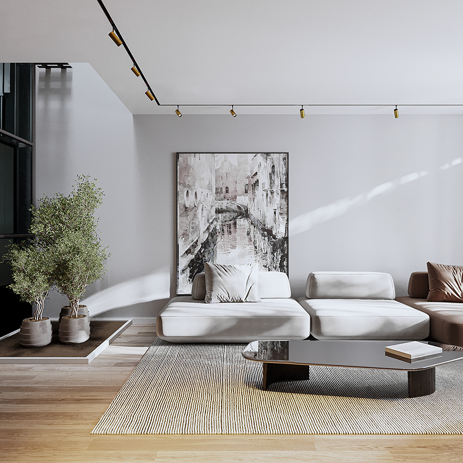 Светодиодный светильник для магнитной системы Ledron Pular 10 Brass (9696)