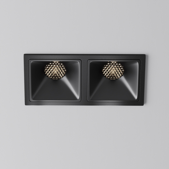 Встраиваемый светильник Maytoni Alfa LED DL043-02-10W4K-SQ-B-1 (dl043-02-10w4k-sq-b-1)