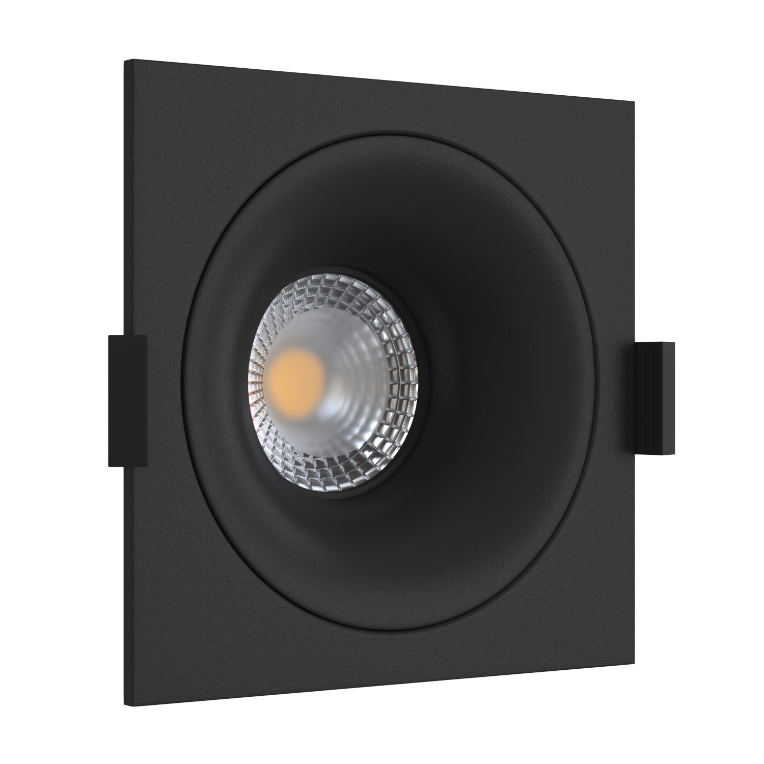 Встраиваемый светильник под сменную лампу Ledron MJ1003 SQ Black (2342)