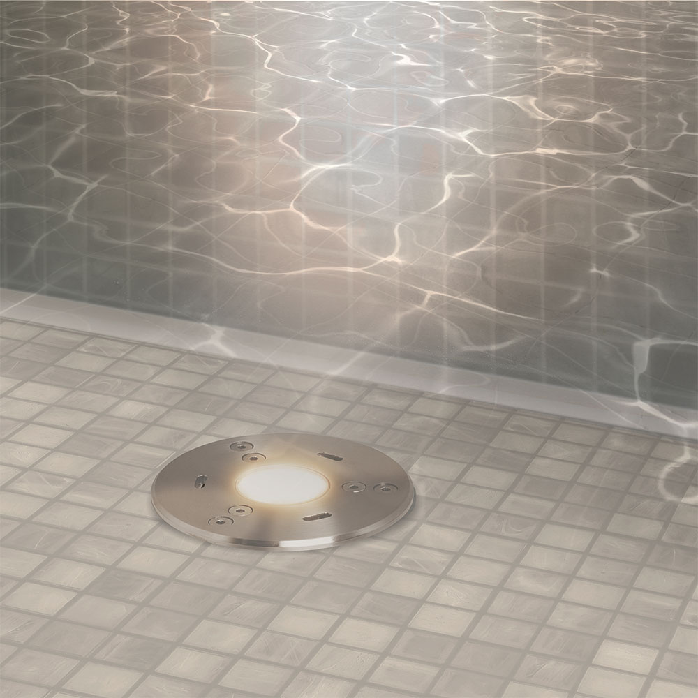 Светильник KT-AQUA-R85-7W Warm3000 (SL, 25 deg, 12V) (Arlight, IP68 Металл, 3 года) 024938