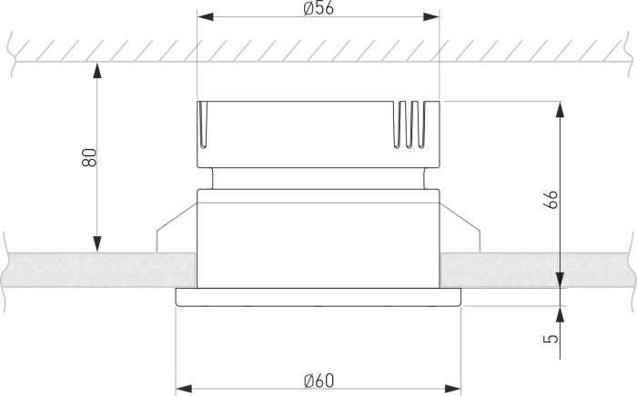 Точечный светильник Nuta 25026LED (a056782)