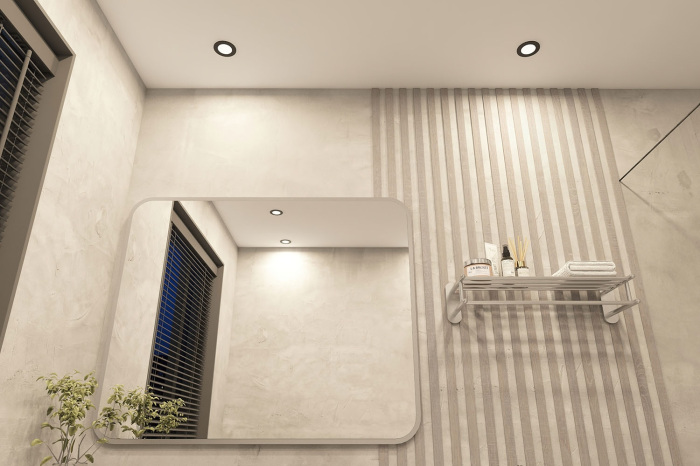 Встраиваемый влагозащищенный светильник PORT DK3101-BK (dk3101-bk)