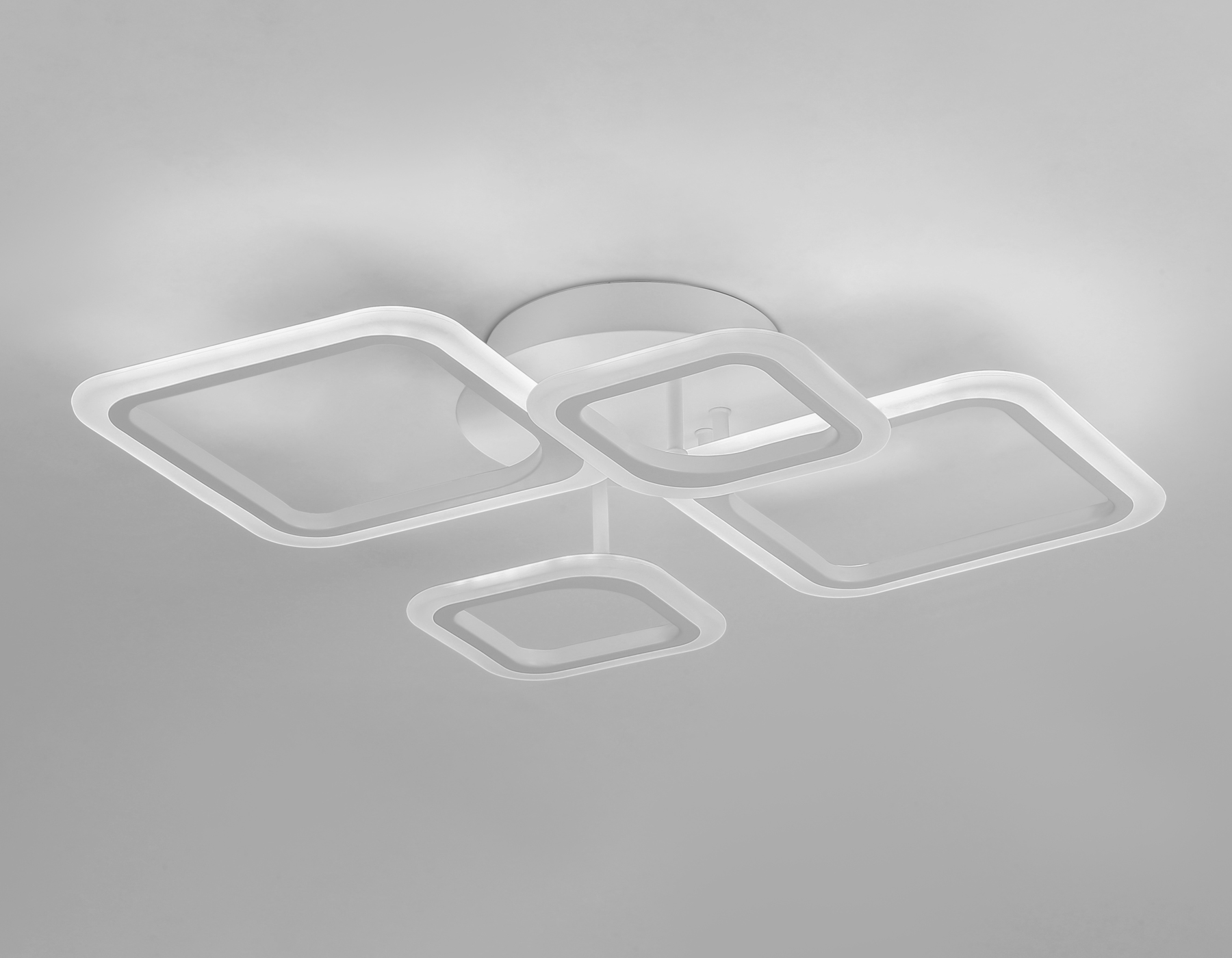 Потолочный светодиодный светильник с пультом FA4382/4 WH белый 4200K/3000K+6400K/6400K+3000K 59W 660*490*120 (ПДУ ИК)