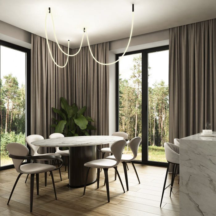 Гибкий неон Elektrostandard 336Led 12W IP20 3000K Full light круглый теплый белый 8 м 24V 12W 336Led 2835 IP20 без крепежа (a065974)