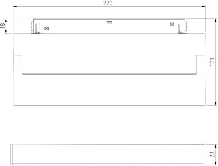 Трековый светильник магнитный Elektrostandard Slim Magnetic 8508501 12W 4200K Kos (electrostandart_a063559)